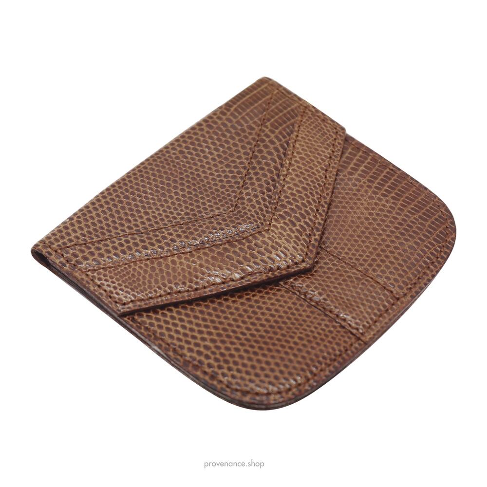 🔴 Yves Saint Laurent Lizard Coin Wallet - Brown - Picture 3 of 6